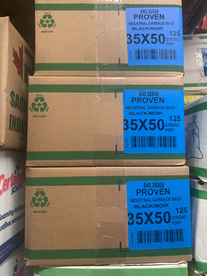 35X50 STRONG BLACK GARBAGE BAGS